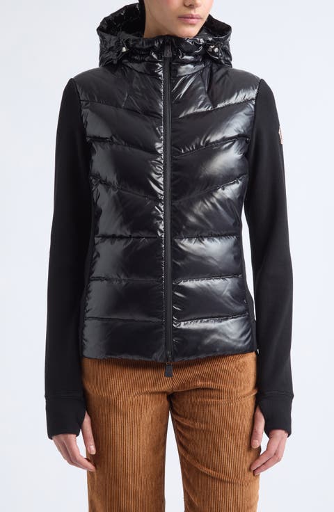Mixed Media Down Jacket