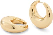 Jennifer Fisher Dylan Dome Huggie Hoop Earrings