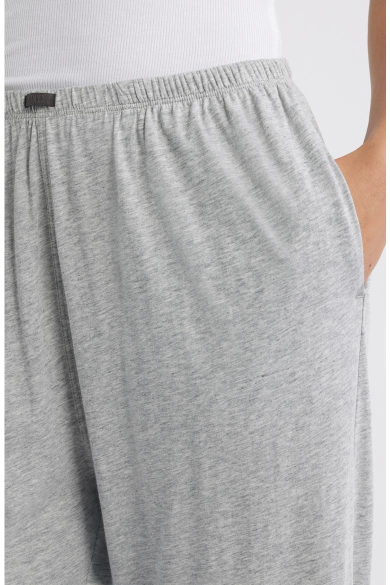 Organic Pima Cotton Pajama Pants, Alternate, color, STORM GREY HEATHER