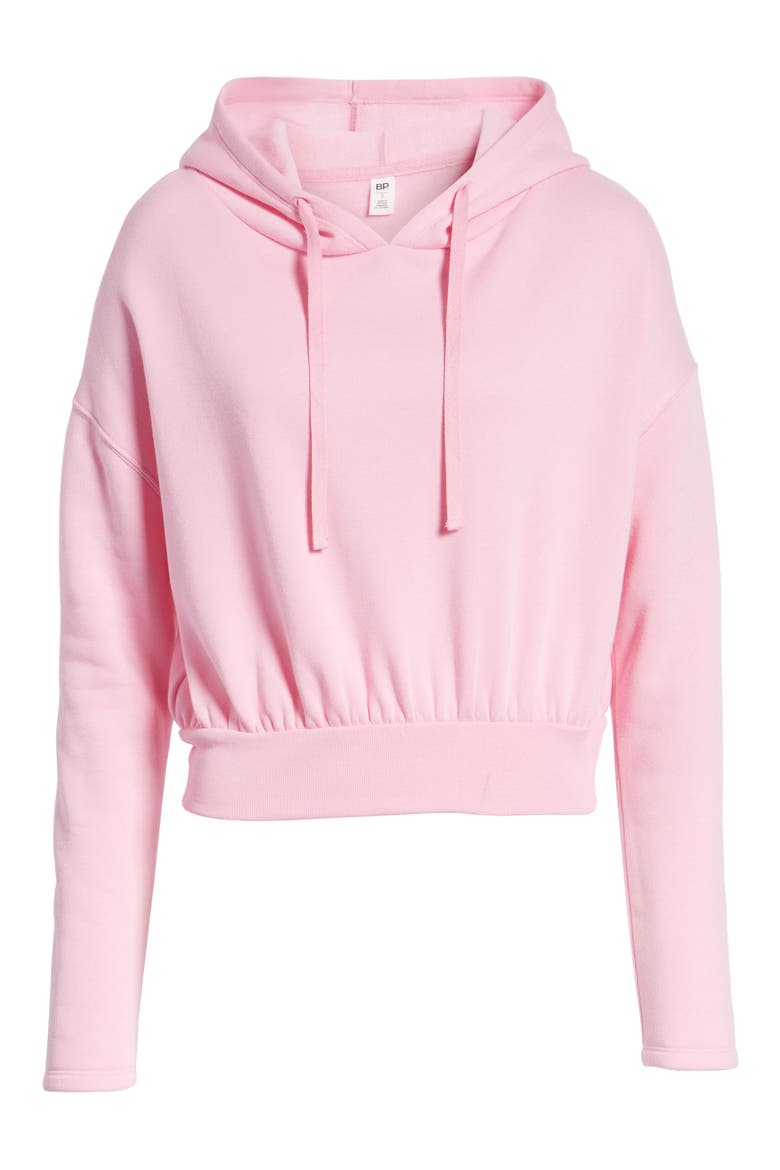 Crop Hoodie, Alternate, color, PINK PRISM