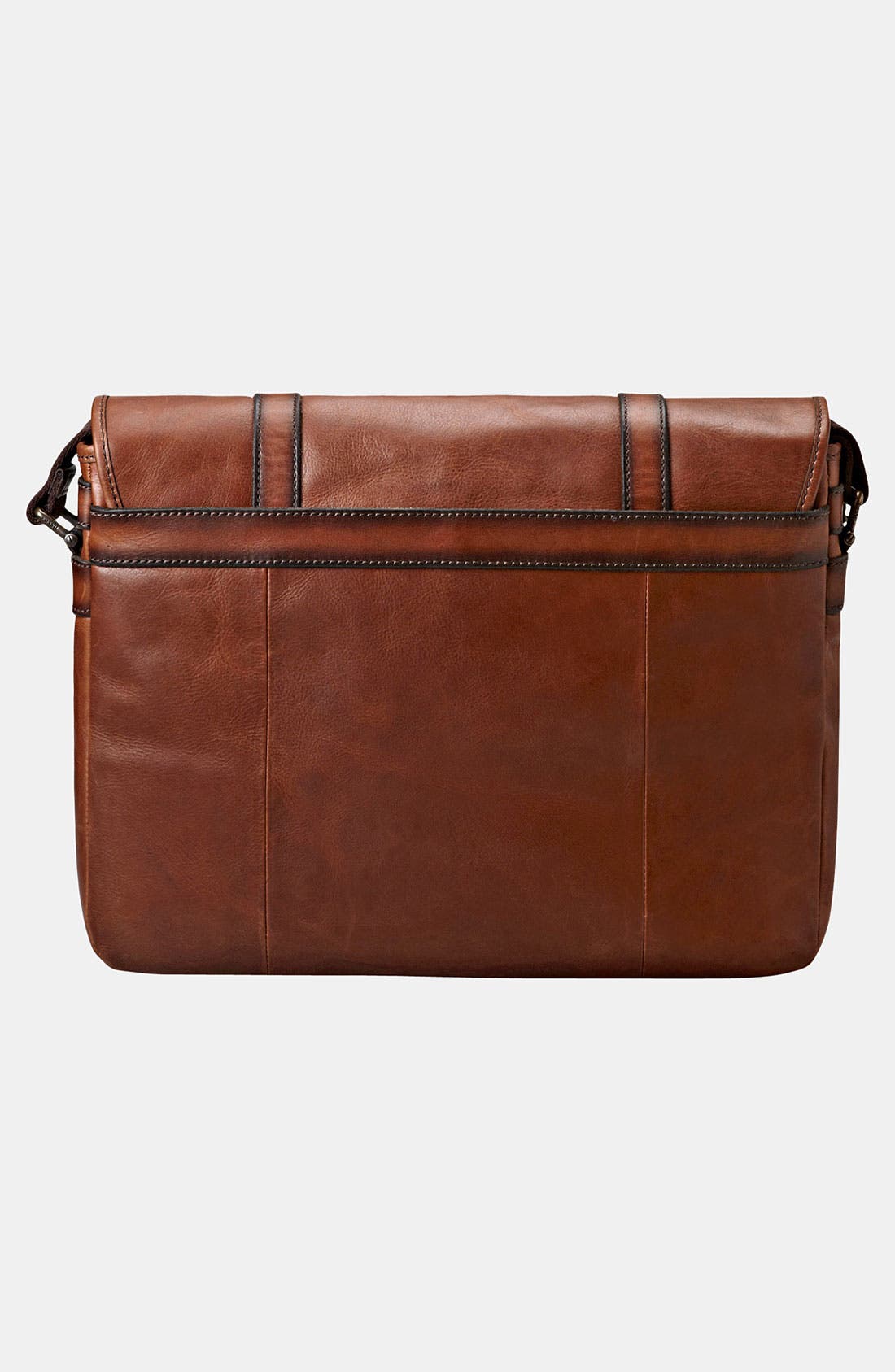 'Estate' Leather Messenger Bag, Alternate, color, COGNAC