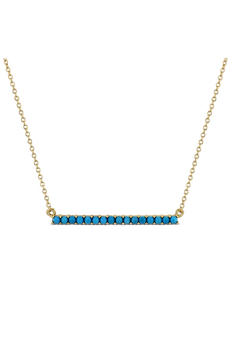 Composite Turquoise Bar Necklace, Main, color, Turquoise