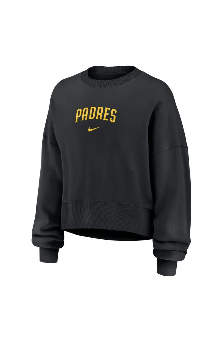Nike Women's Nike Black San Diego Padres Oversized Primetime Sweatshirt, Alternate, color, Black