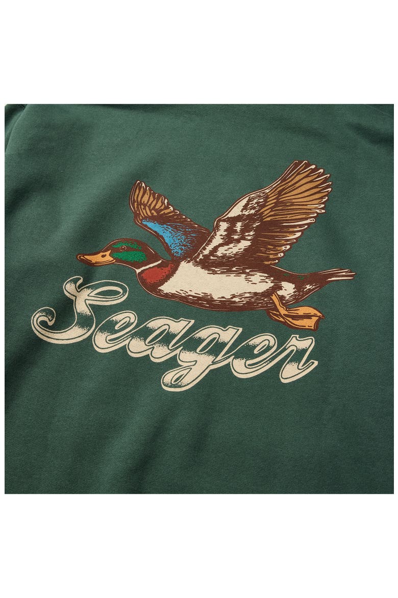 Greenhead Cotton Blend Hoodie, Alternate, color, ALPINE GREEN
