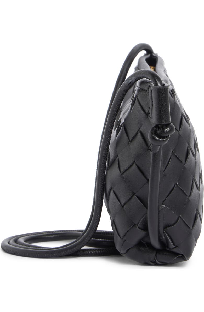 URBAN EXPRESSIONS HANDBAGS Woven Crossbody Bag, Alternate, color, Black
