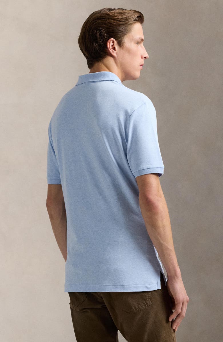 Polo Ralph Lauren Classic Fit Solid Blue Cotton Jersey Polo, Alternate, color, 