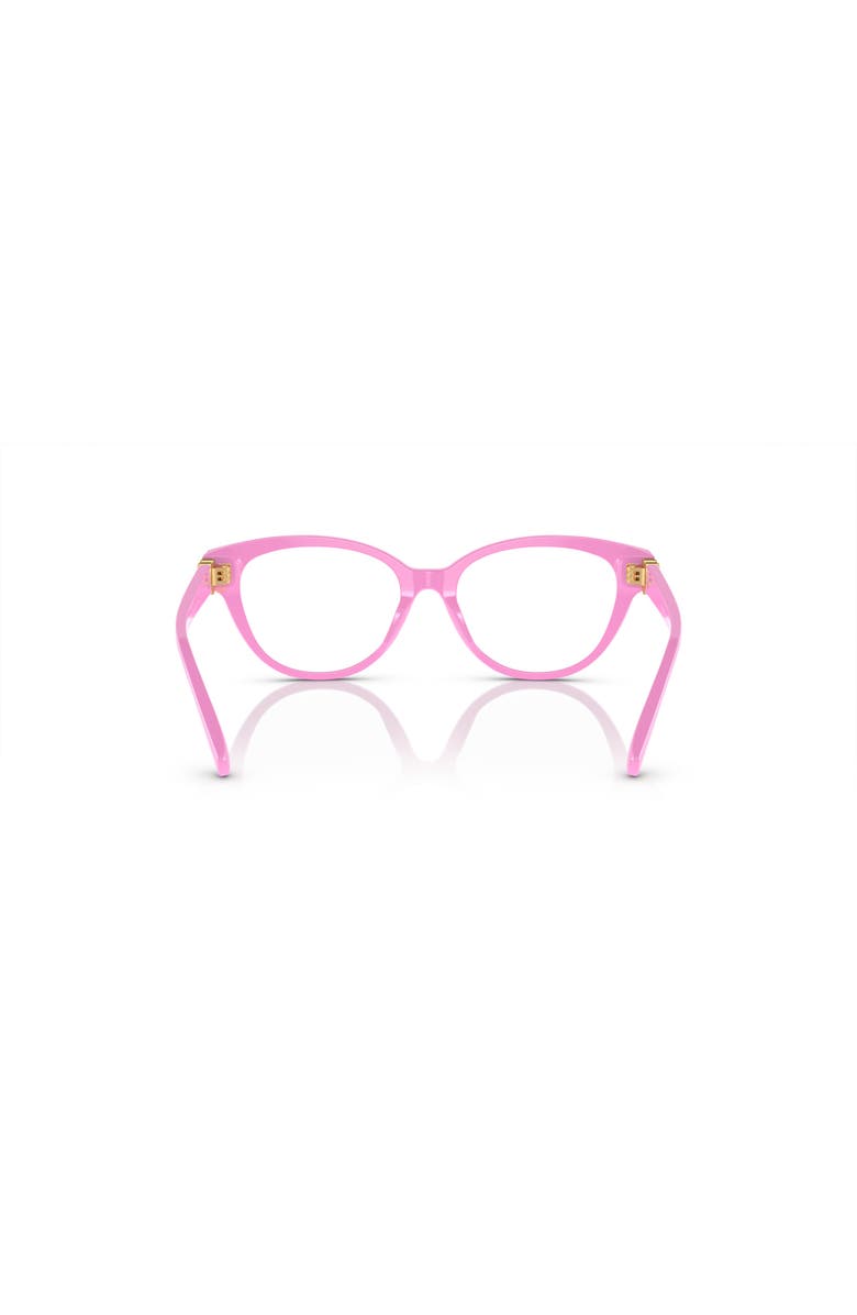 Versace 46mm Cat Eye optical glasses, Alternate, color, Pink
