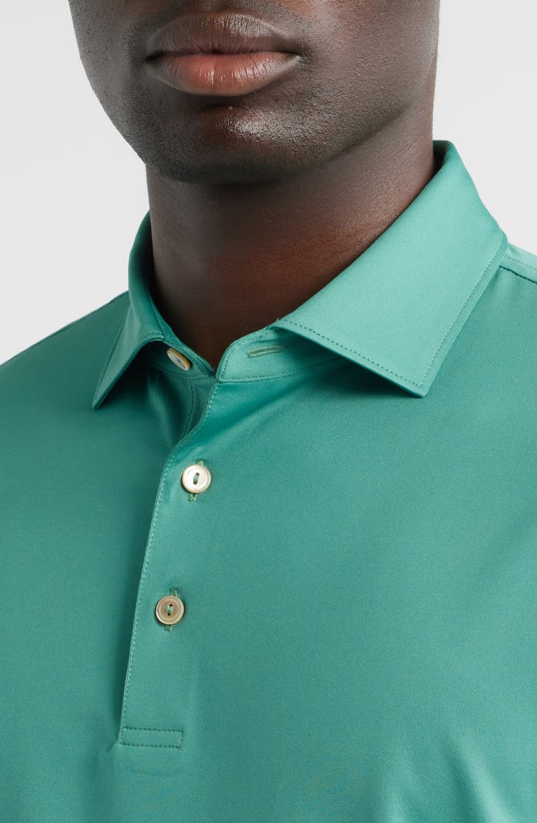 Peter Millar Solid Performance Polo, Alternate, color, Snow Pea