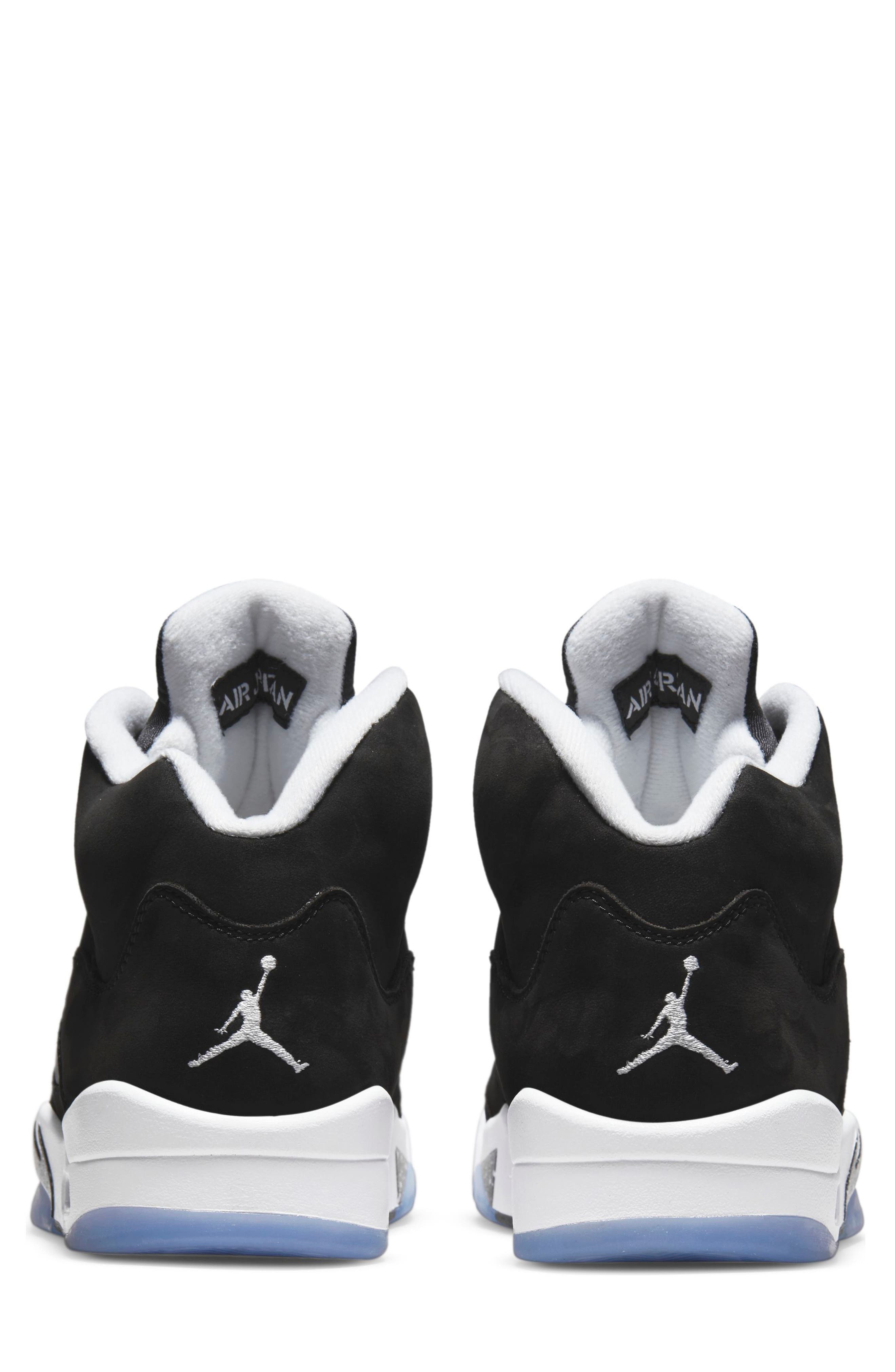 Nike Air Jordan 5 Retro Mid Top Sneaker, Alternate, color, BLACK/ COOL GREY/ WHITE