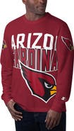 STARTER Men's Starter Cardinal Arizona Cardinals Clutch Hit Long Sleeve T-Shirt