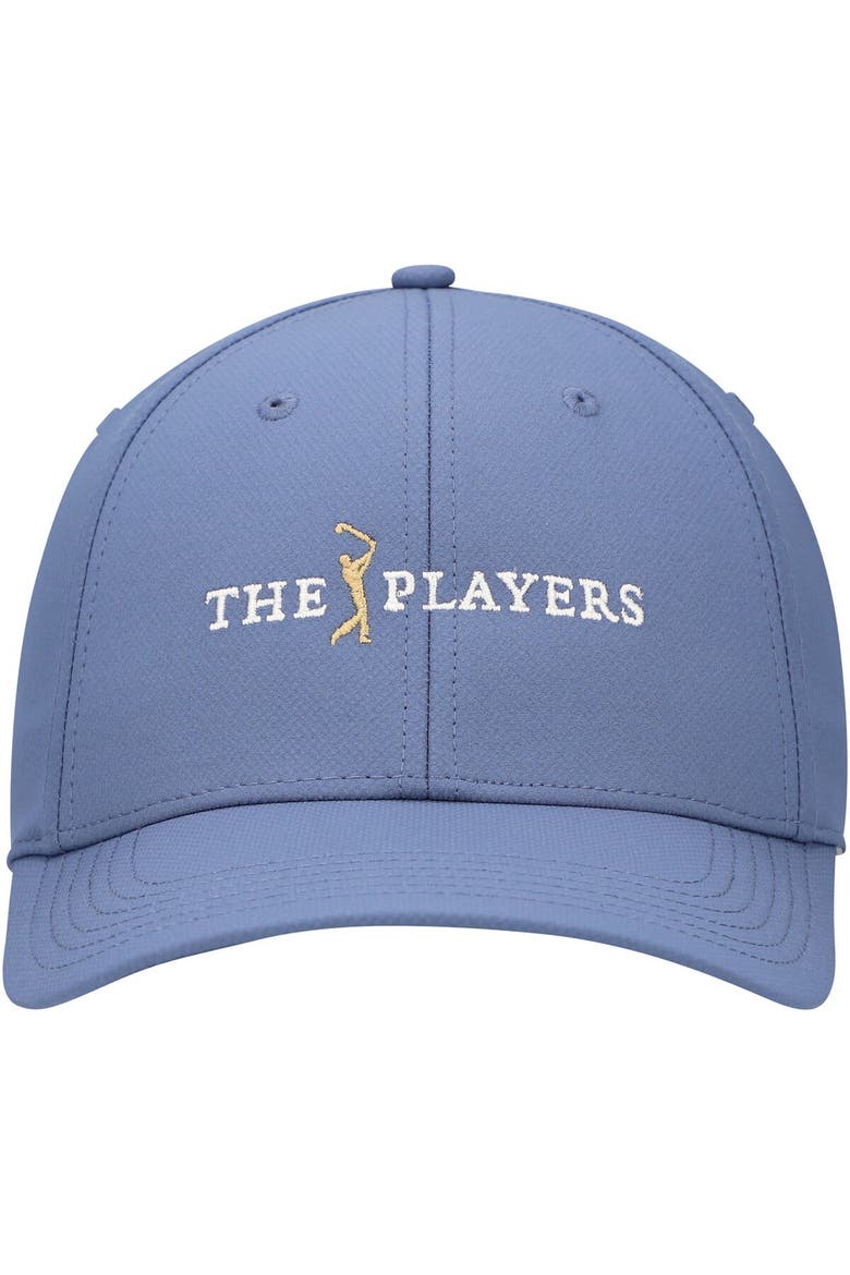 Men's THE PLAYERS  Ahead Light Blue  Stratus Structured Ultimate Fit Adjustable Hat, Alternate, color, Cream