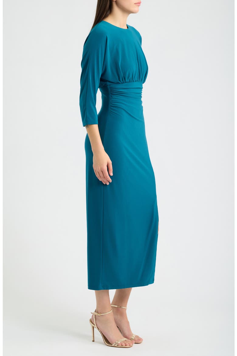 Ity Tucked Dolman Sleeve Dress, Alternate, color, TEAL