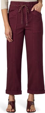 Wit & Wisdom Ultra Skyrise High Waist Relaxed Stretch Cotton Pants