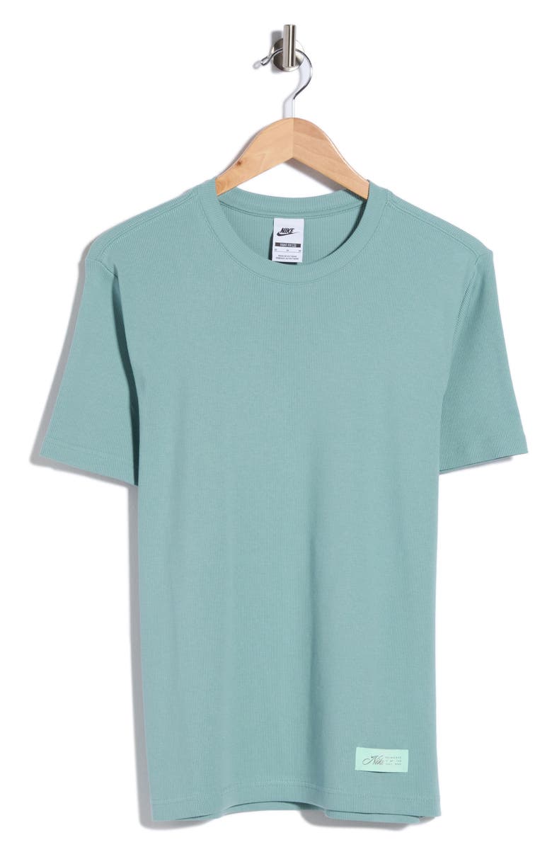 Nike Rib Short Sleeve T-Shirt, Alternate, color, Cannon