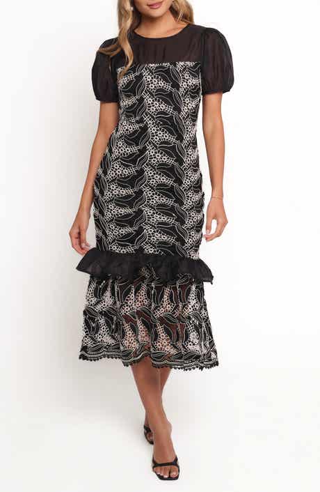 Petal & Pup Peyton Puff Sleeve Midi Dress