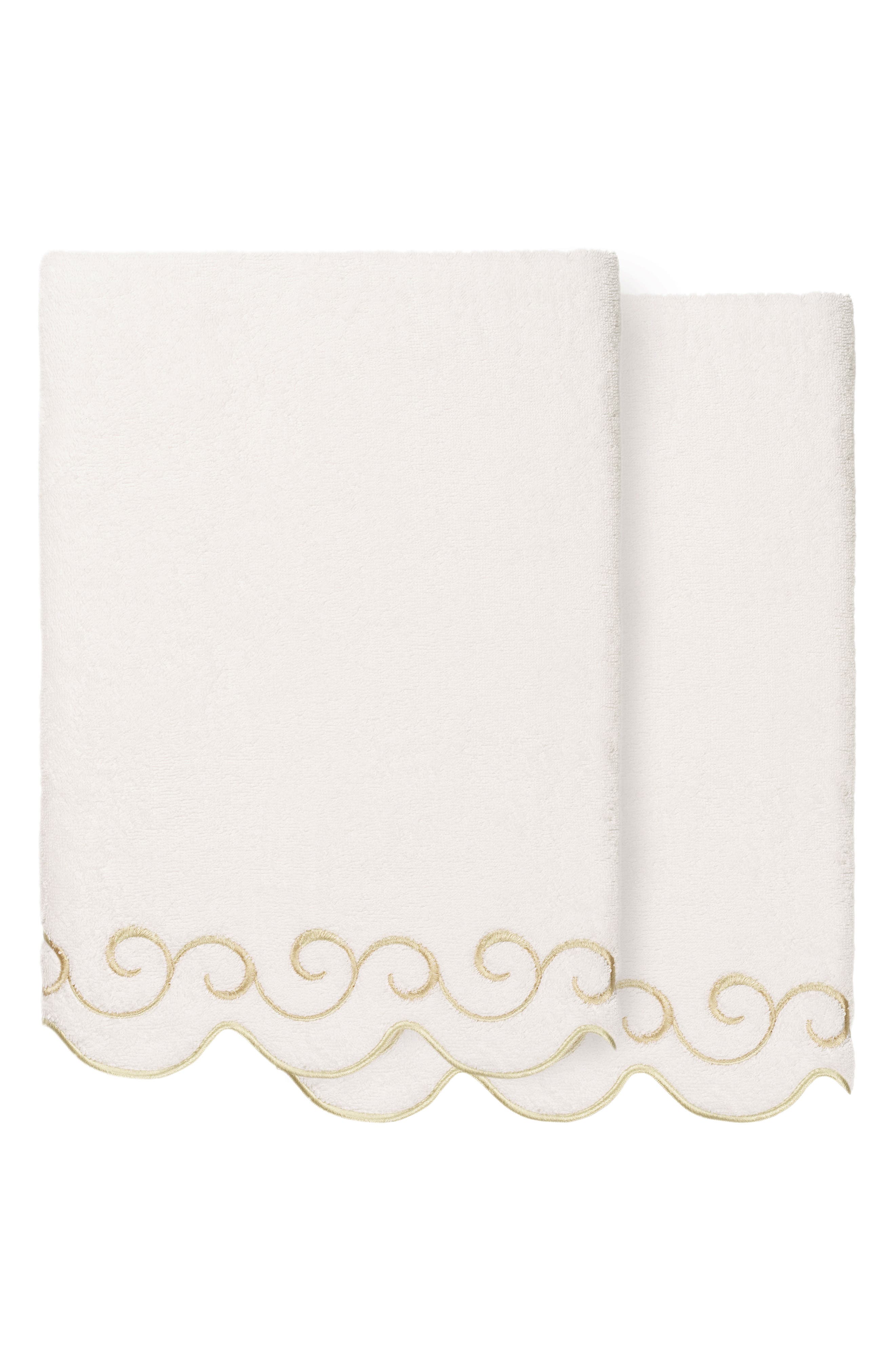 Simplicity Scallop 2-Piece Bath Towel Set