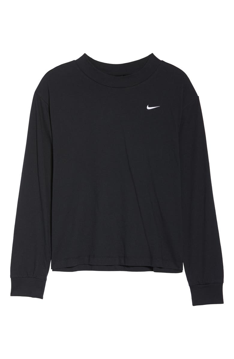 Nike Essential Mock Neck Long Sleeve Tee, Alternate, color,