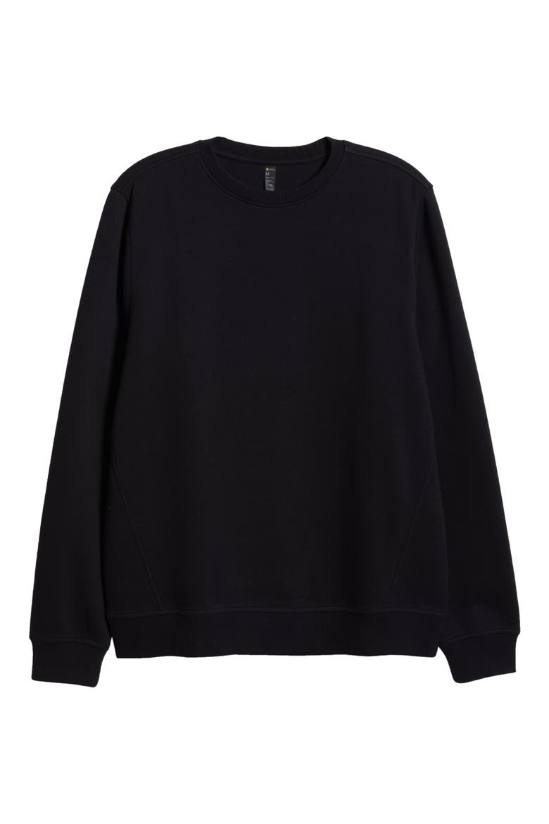 Cloud Fleece Sweatshirt, Alternate, color, BLACK