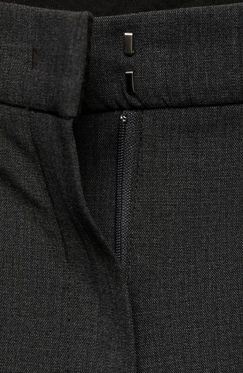 Mango Women's Flared Suit Trousers In Grey