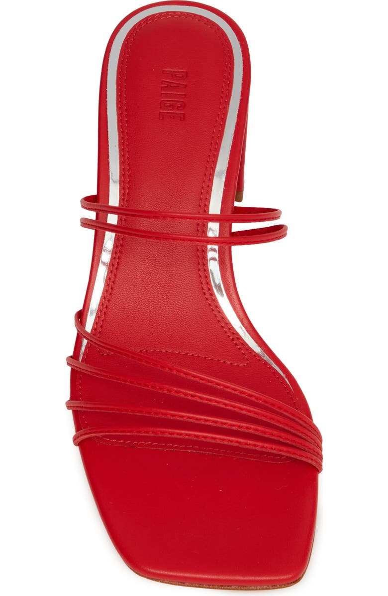 PAIGE Esme Slide Sandal, Alternate, color, Candy Red