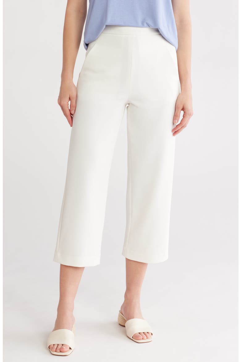 Sandra Crop Pants, Main, color, WHITE