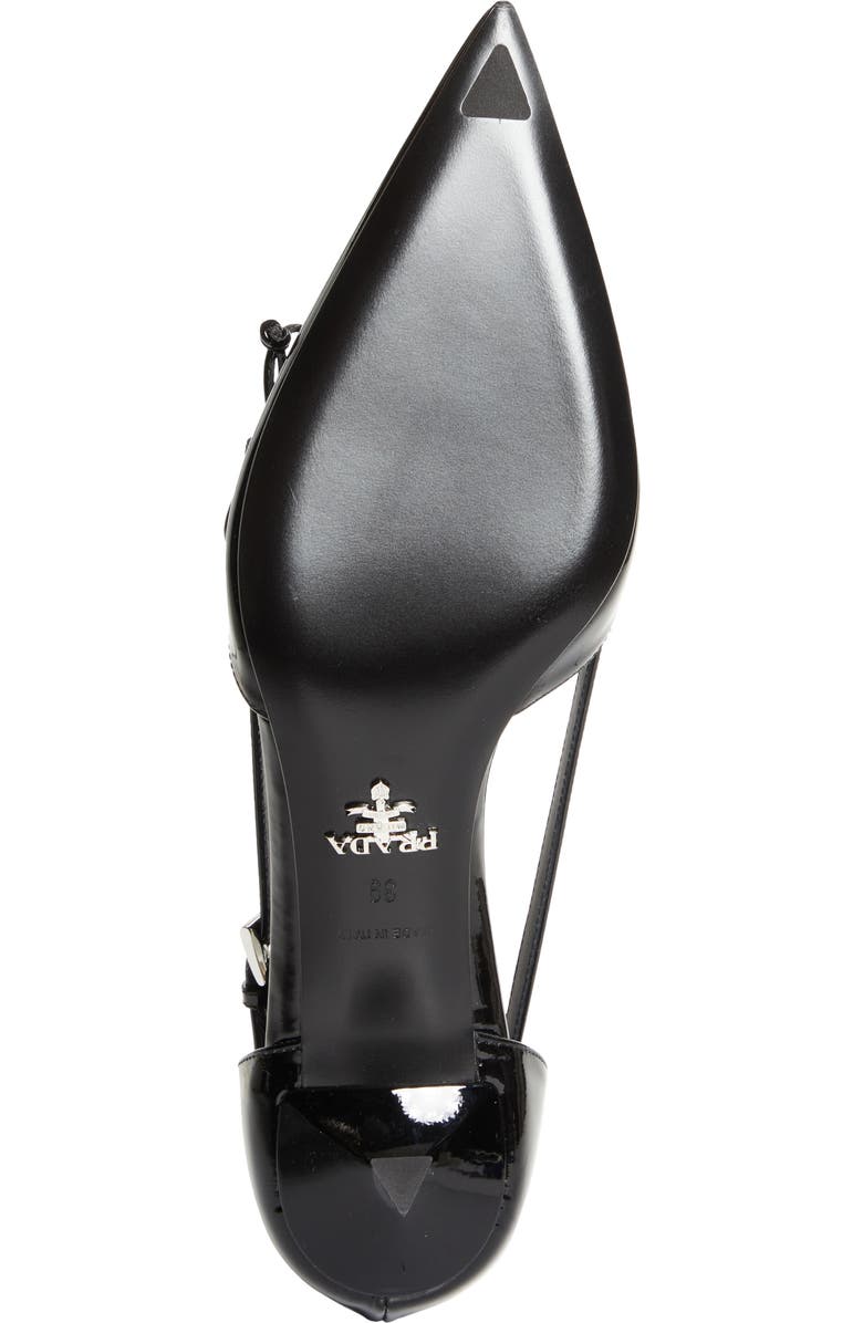 Prada Pointed Toe Pump, Alternate, color, Nero