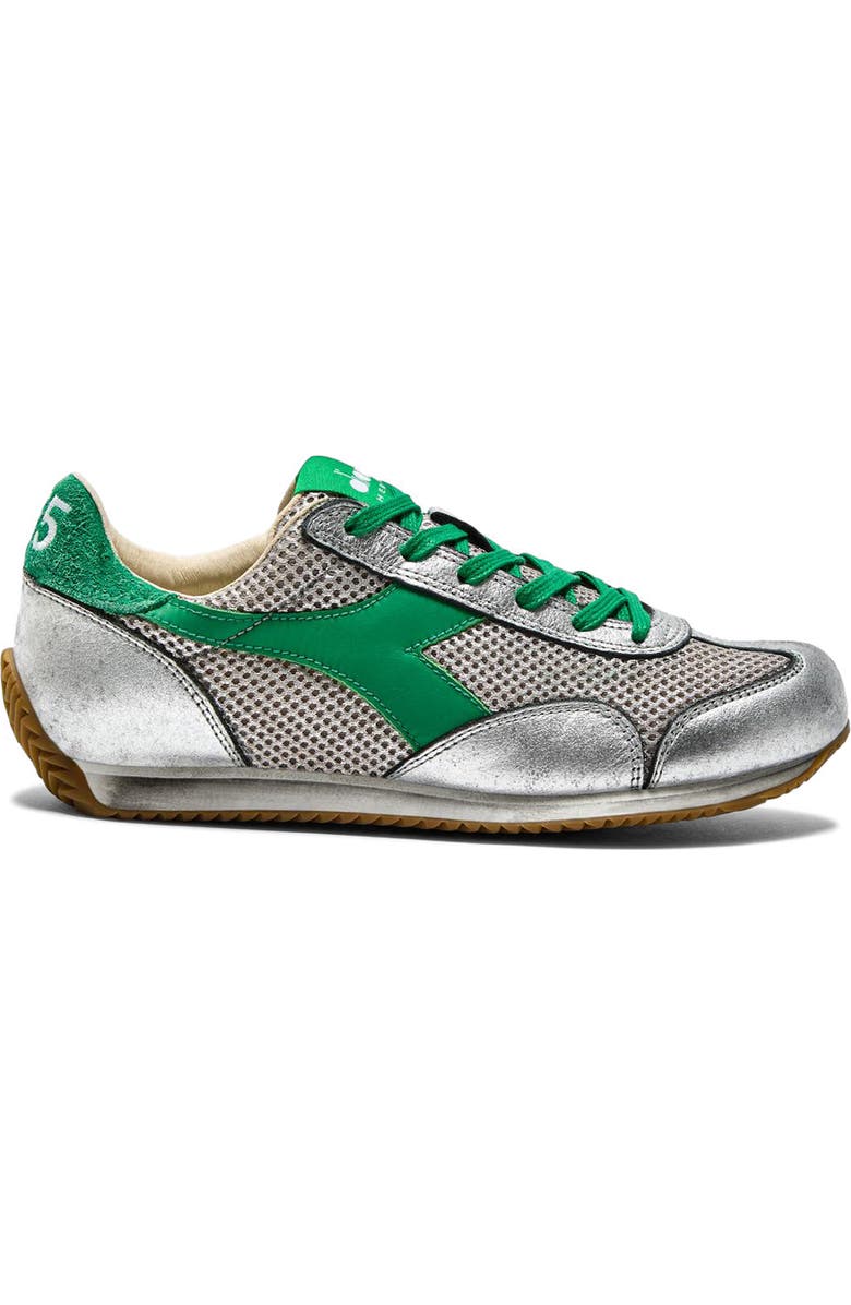 Diadora Equipe Stellar Sneaker, Alternate, color, Silver Metal/Green Peas Cream