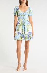 SUGARLIPS Muna Tiered Floral Khloey Cotton Dress