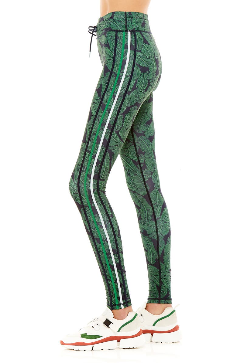 The Upside Palm Leaf Yoga Pants, Alternate, color,