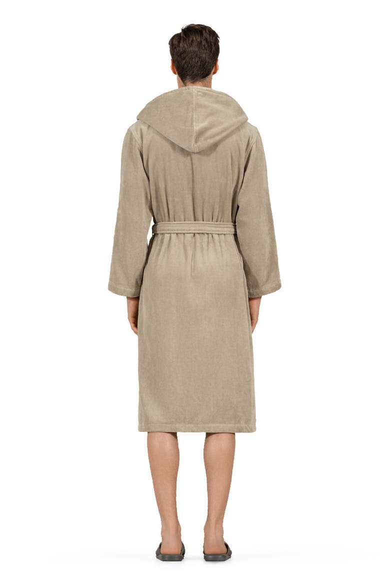 Art Line Men's Bathrobe, Alternate, color, Beige