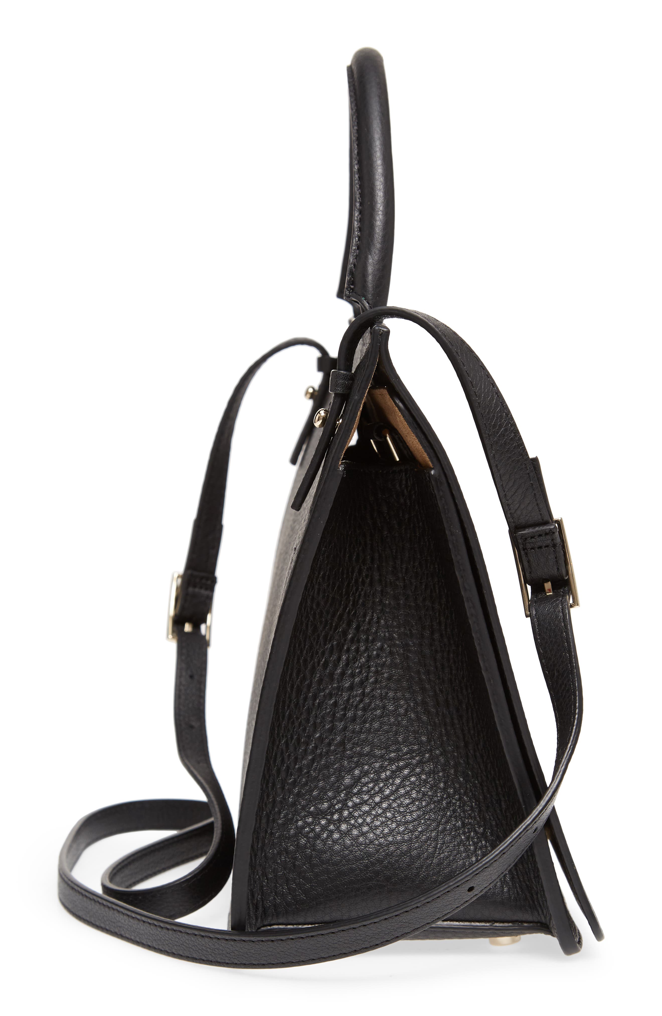 Prism Convertible Satchel, Alternate, color, TRUE BLACK