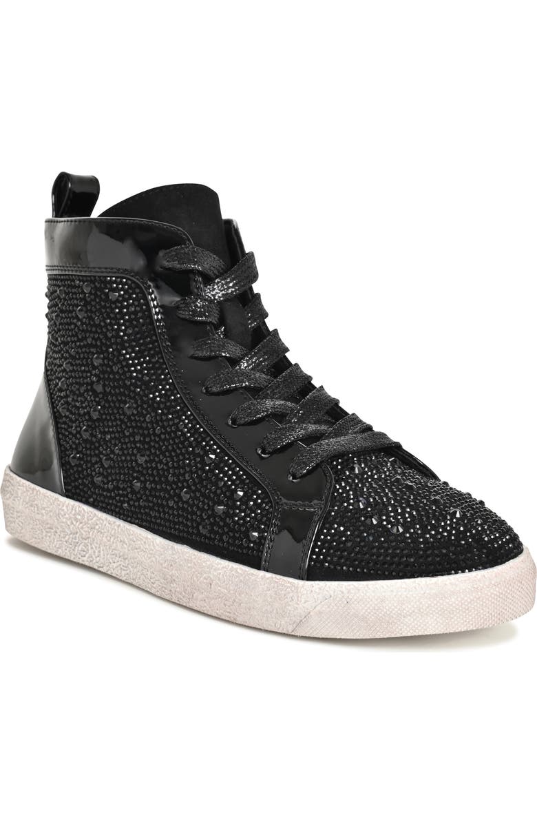 NINETY UNION Foxy High Top Sneaker, Main, color, Black