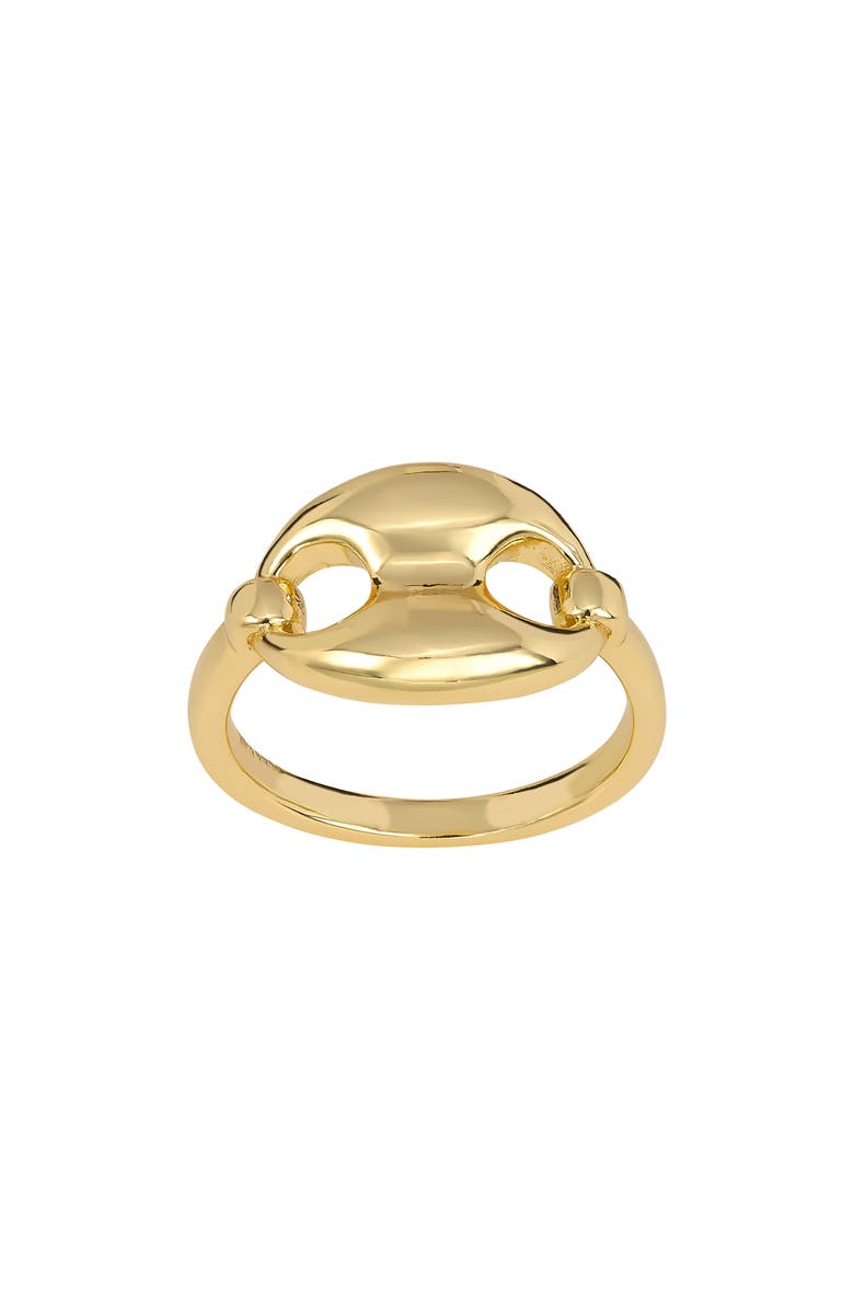 ATHRA LUXE Bold Mariner Link Ring, Main, color, Gold