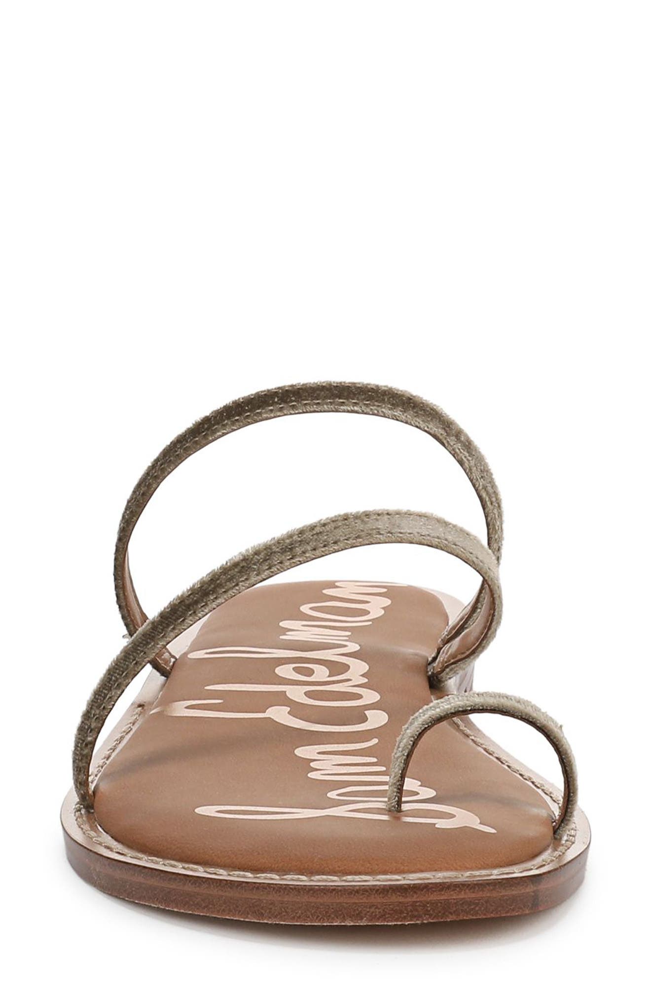 Sam Edelman Harlyn Toe Loop Slide Sandal, Alternate, color, Mushroom