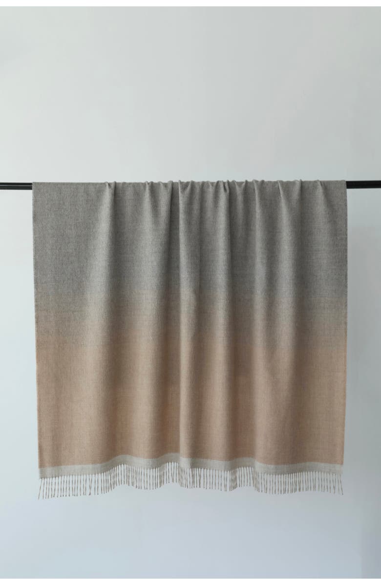 SSKEIN Gradient Weave Throw, Alternate, color, Taupe