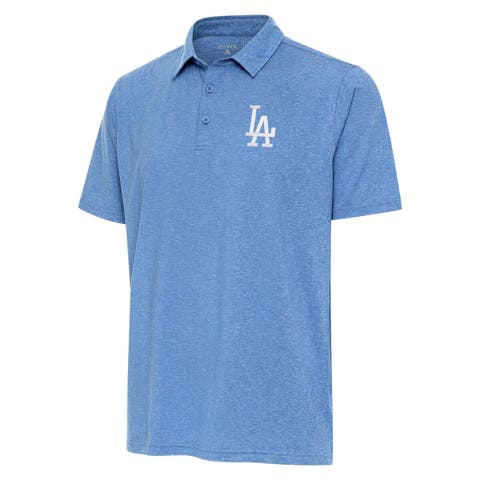 Men's Antigua  Blue Los Angeles Dodgers Par 3 Polo