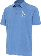 ANTIGUA Men's Antigua  Blue Los Angeles Dodgers Par 3 Polo