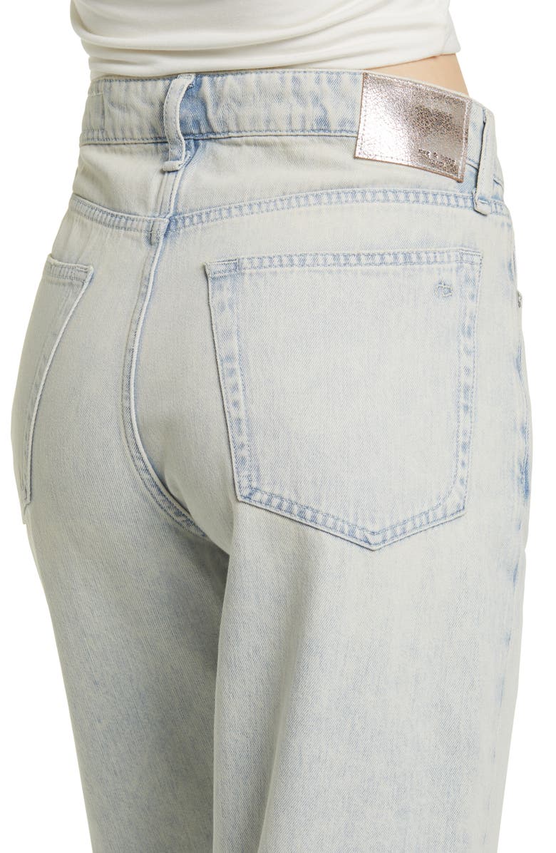 rag & bone Logan Wide Leg Jeans, Alternate, color, Icefall