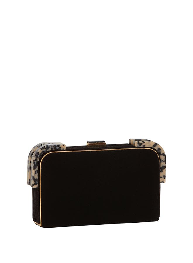 LarAllan Liz Velvet Clutch, Main, color, 