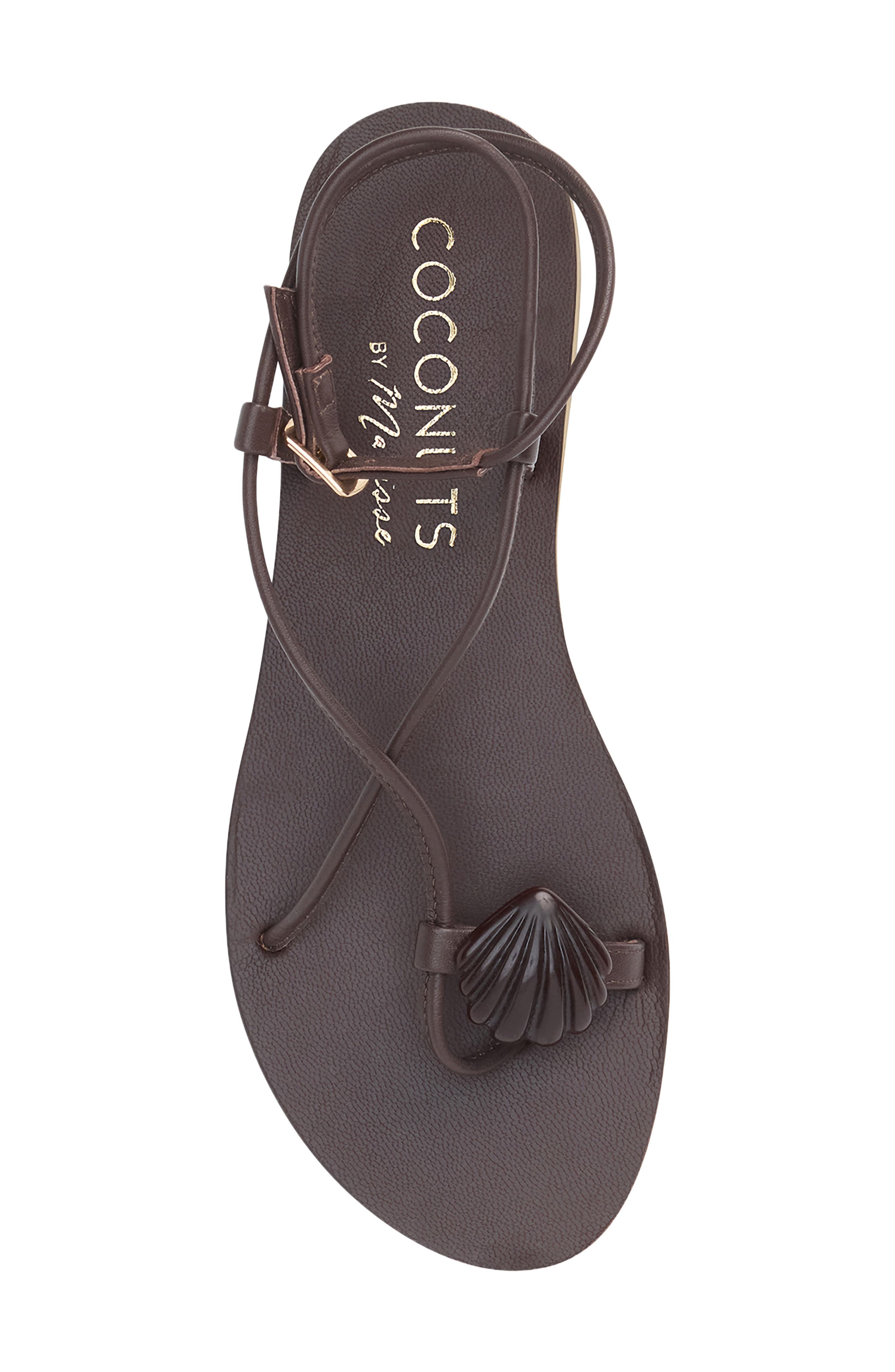 Coconuts by Matisse Cassian Ankle Strap Strap, Alternate, color, Chocolate