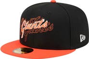 New Era Men's New Era Black San Francisco Giants Shadow Stitch 59FIFTY Fitted Hat