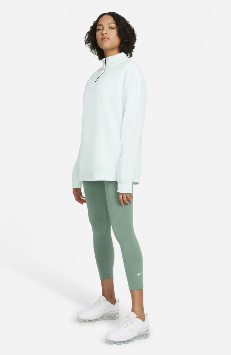 Nike Sportswear Essential 7/8 Leggings, Alternate, color, Dutch Green/ White