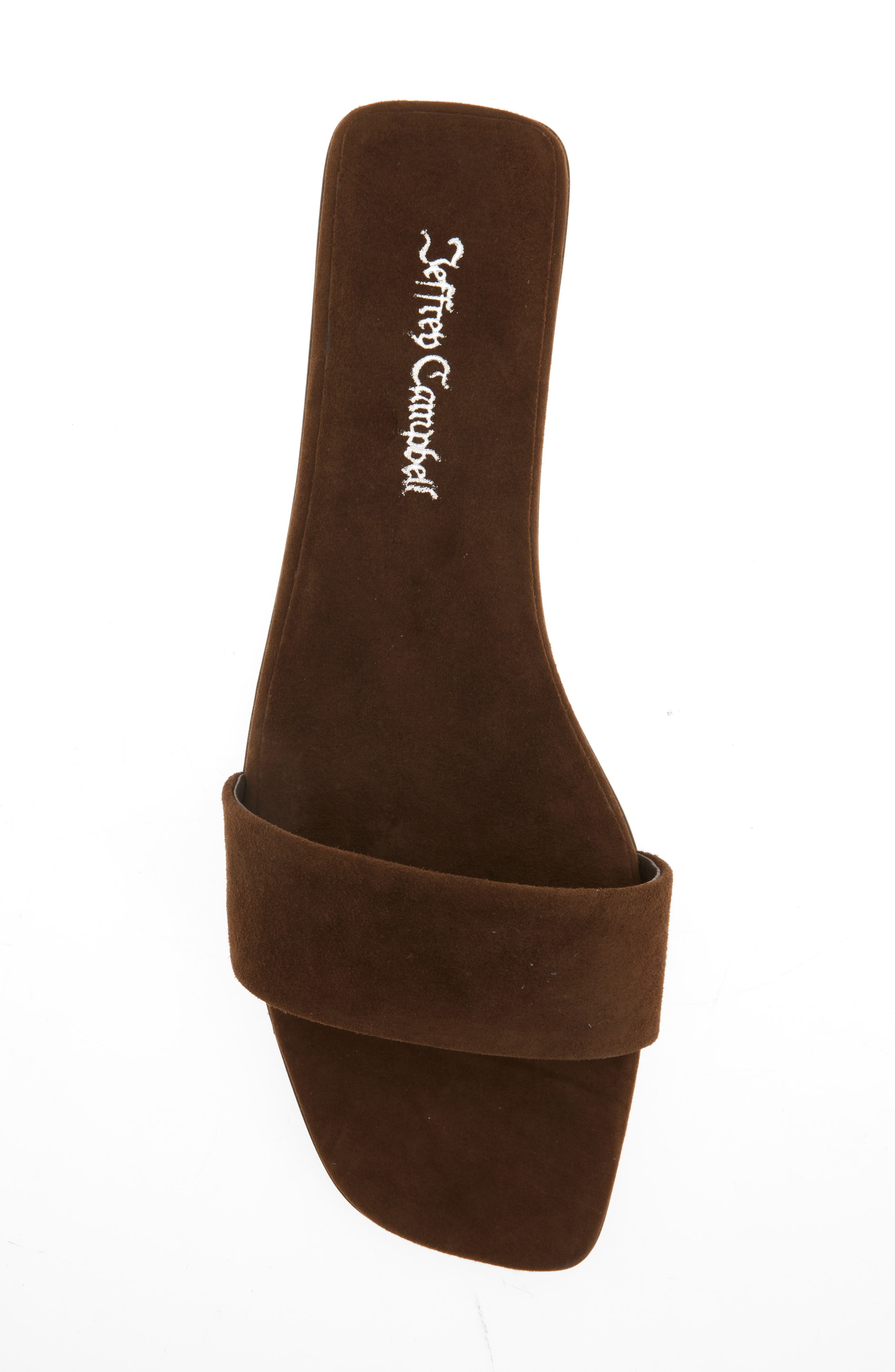Vellum Slide Sandal, Alternate, color, BROWN SUEDE
