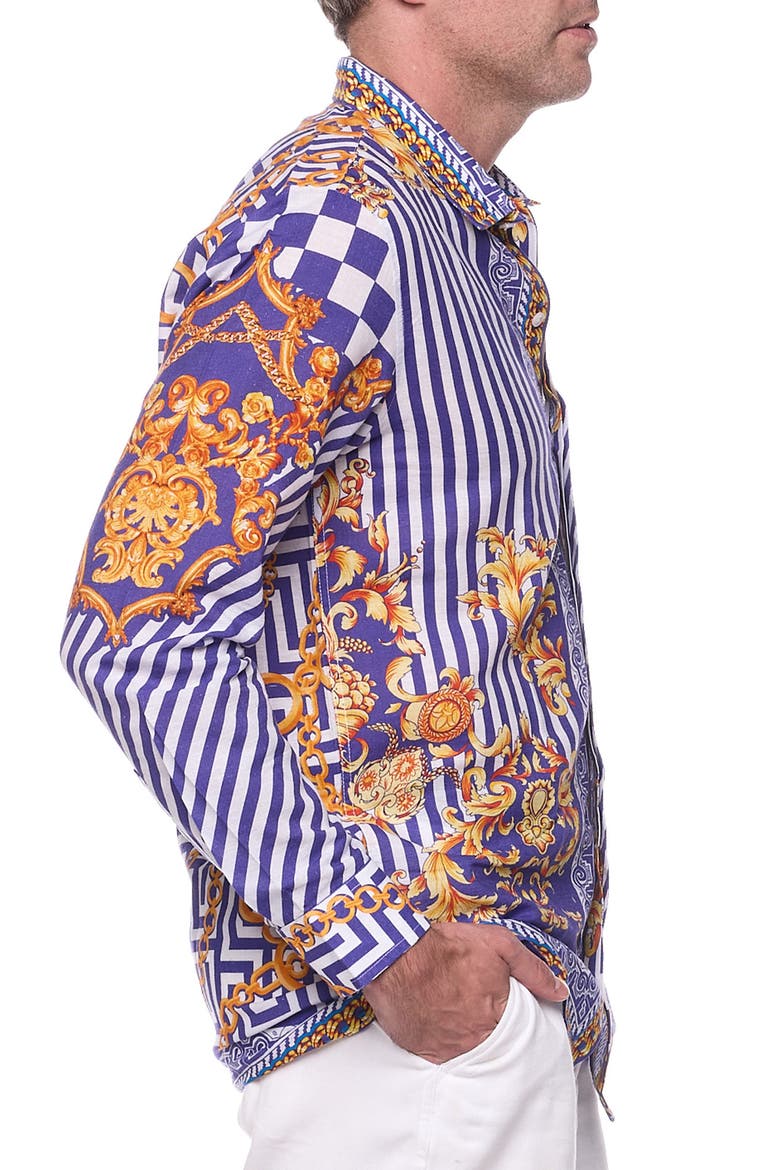 Full Sleeves Resort Shirt, Alternate, color, BLUE