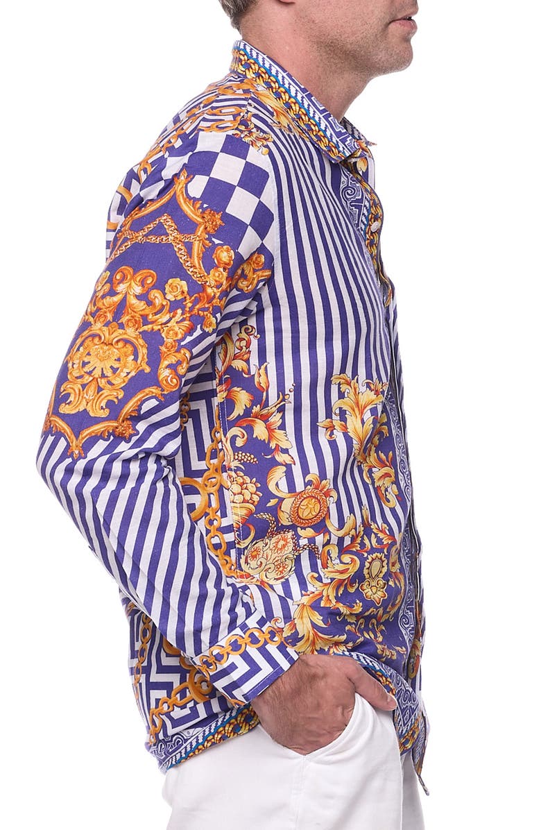 RANEES Full Sleeves Resort Shirt, Alternate, color, Blue