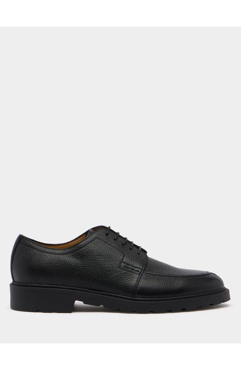 Bally Eduard Derby in Grained Leather, Main, color, Black