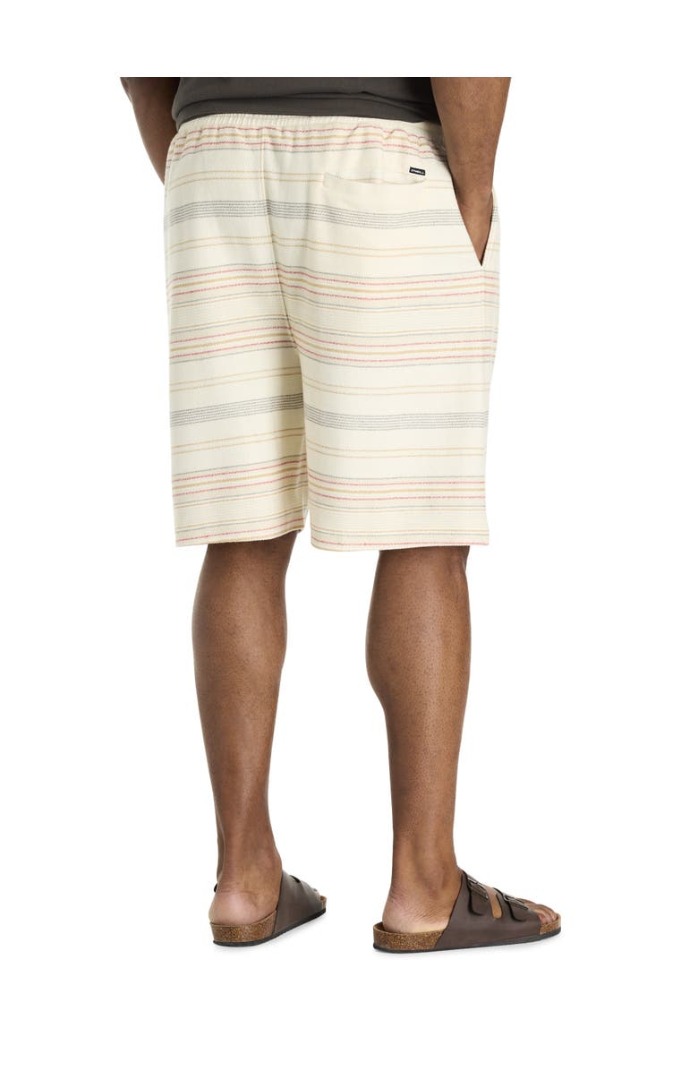 O'Neill Big & Tall Bavaro Striped Shorts, Alternate, color, Cream