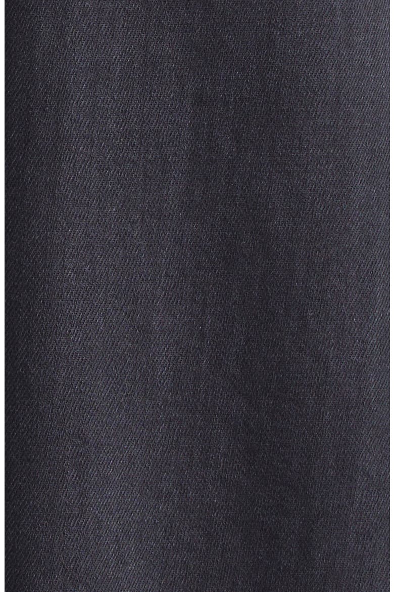 Simone Pleated High Waist Wide Leg Jeans, Alternate, color, CHARCOAL