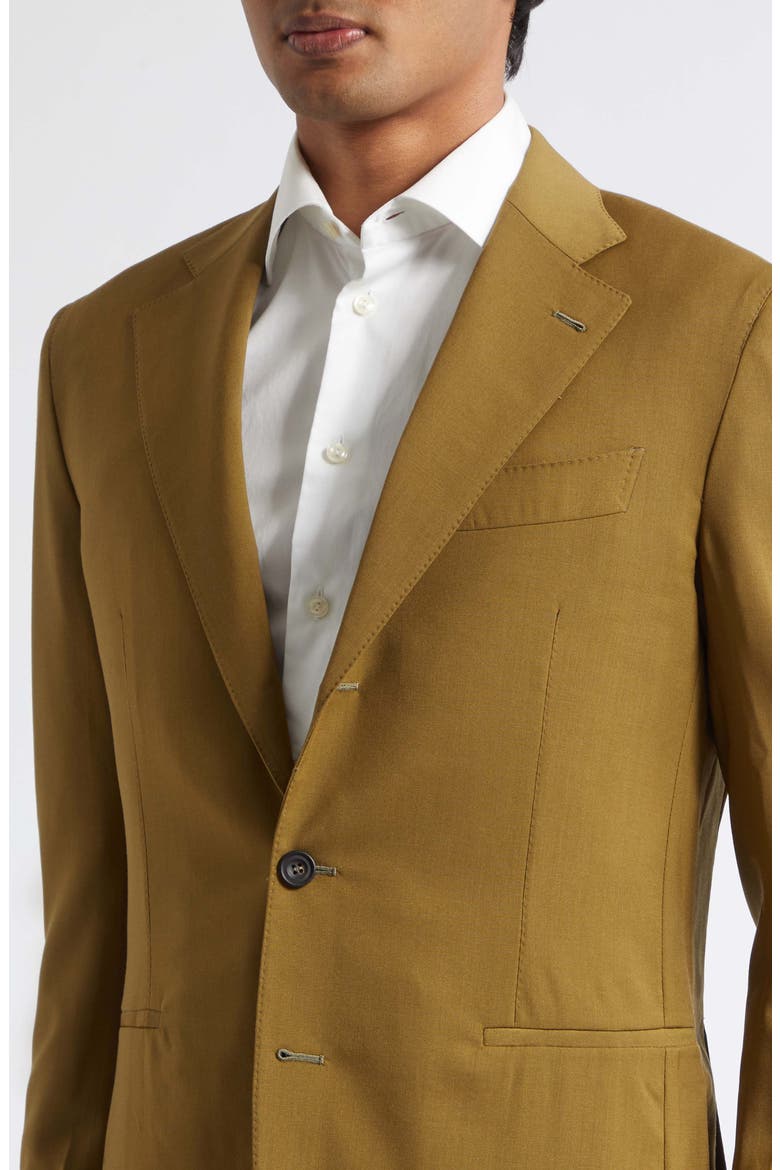 Waverly High Twist Wool Suit, Alternate, color, CHARTREUSE