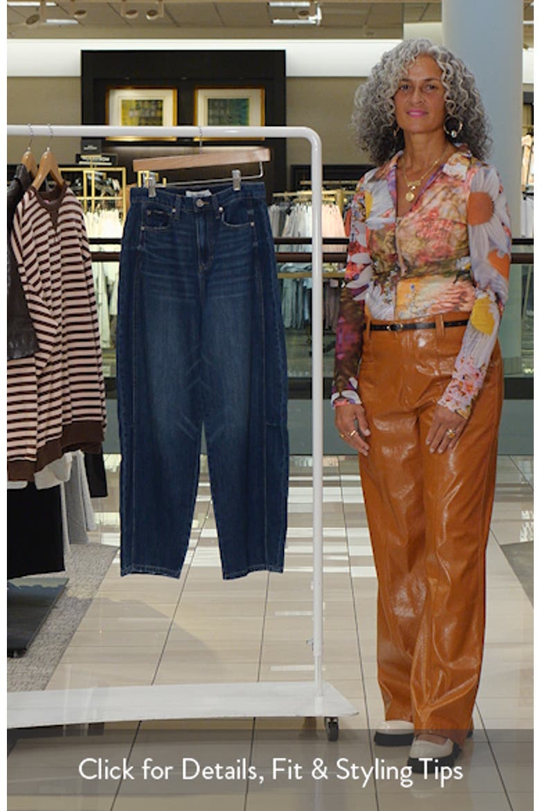 Barre High Waist Barrel Leg Jeans video